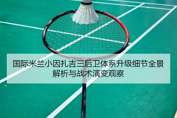 国际米兰小因扎吉三后卫体系升级细节全景解析与战术演变观察