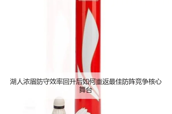 湖人浓眉防守效率回升后如何重返最佳防阵竞争核心舞台